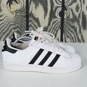 adidas | Shoes | Adidas Superstar White Black Mens Size 55  display picture 1